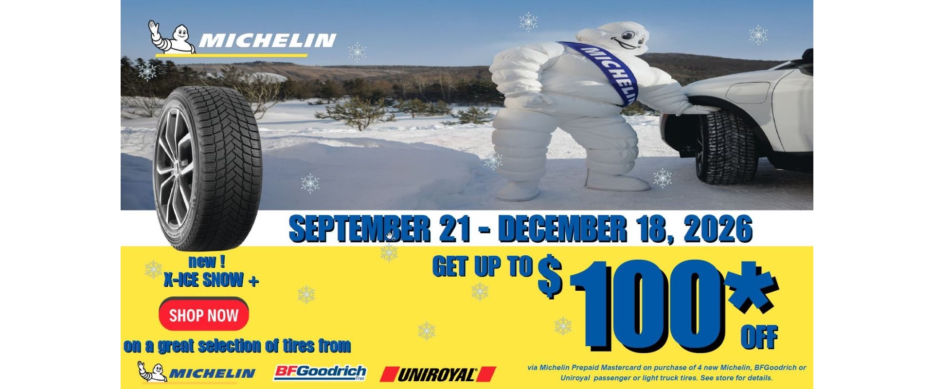 Michelin Fall 2026 Rebate Michelin Fall 2026 Rebate